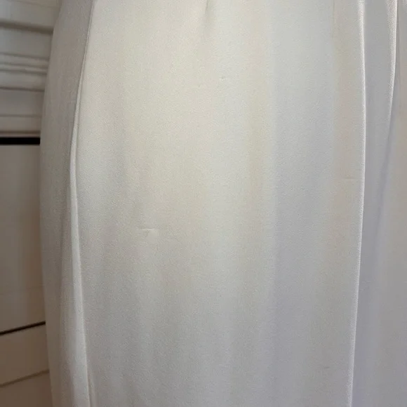 MESHKI Amorette Lace Trim Maxi Dress in Bone Size Medium - Picture 16 of 16